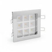 13W LED Downligt 230V dimmbar warmweiß eckig – Einbaustrahler IP20, dimmbar