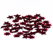 50 Stück Dekosteine Acrylsteine Weihnachten X-mas Schmuck 1,2cm Tischdeko – Weihnachtsdeko