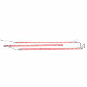 LED-Lichtleisten Casaya  Rot LED-Sticks 3er Set mit Netzteil Unterbauleiste 3x30cm