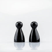 Schwarz Peppy & Sally 8cm Salzstreuer Pfefferstreuer 2er Set Porzellan – stilvolles Wohnaccessoire & Dekoartikel aus Europa