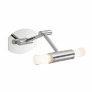 Bad Wandleuchte SPLASH 2-flammig Chrom Glas matt inkl 2x G9 LED
