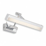 LED Bad- Spiegellampe mit Schalter verstellbar Chrom 37cm