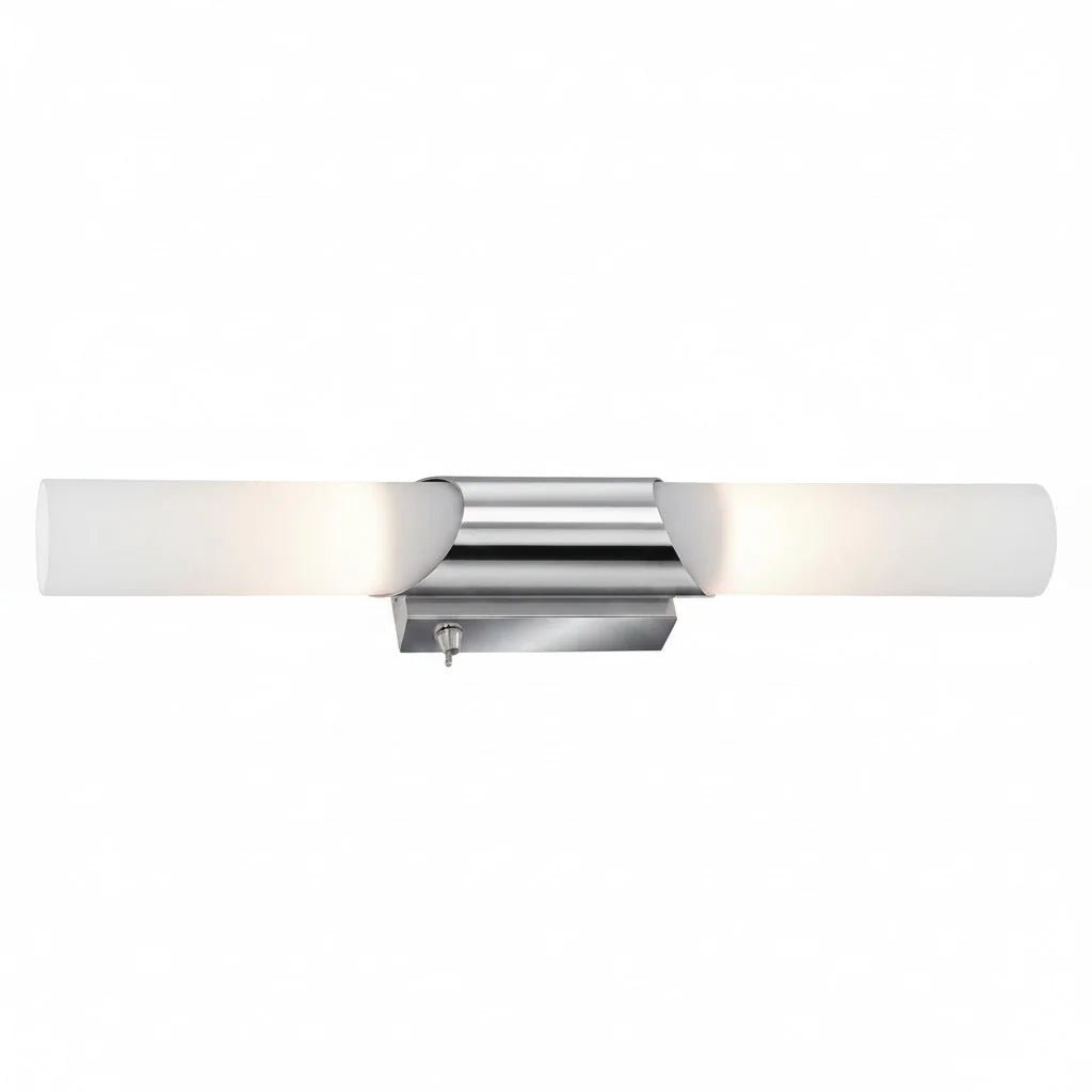 Bad Wandleuchte Spiegellampe 2x E14 Chrom mit Schalter