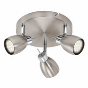 Briloner TWO LED Deckenstrahler rund 3-flammig 
