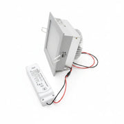 30W LED Downligt 230V dimmbar weiß, Einbauspot eckig – Einbaustrahler IP20, dimmbar