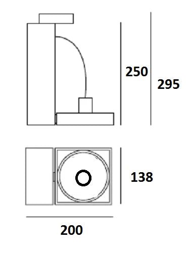 LED 3-Phasen Strahler Axolute 1 weiß