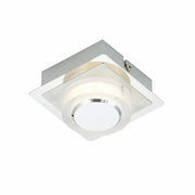 Kleine LED Wand- & Deckenleuchte Aufputz-Spot rund 10x10cm