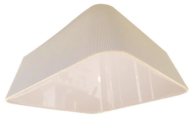 XXL Lampenschirm Plissee creme quadratisch mit Sichtblende Lampenschirm – saasil.de