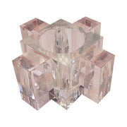 Ersatzglas G4 Würfel klar rosa transparent 11mm Fassung – Lampenglas klar