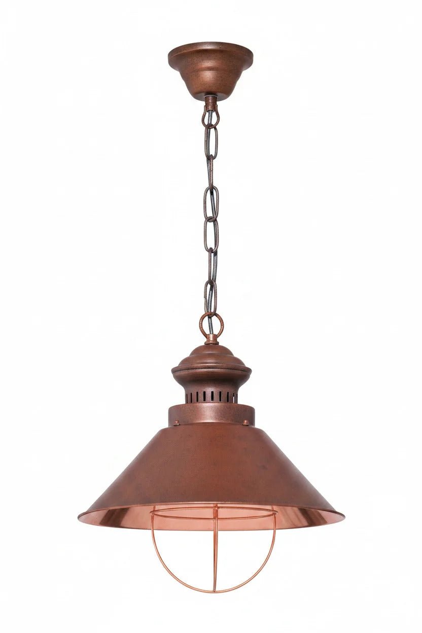 Retro Hängeleuchte Kupfer rund Copper Honsel – Pendelleuchte dimmbar, E27