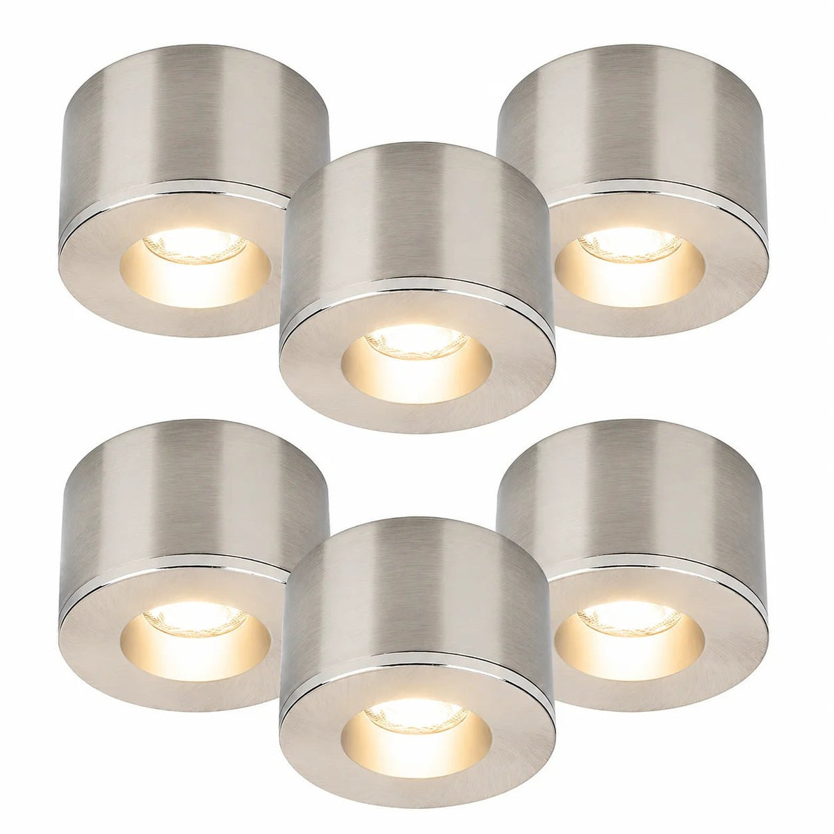 Das 6er Set Malmbergs MD-31 LED Spots 