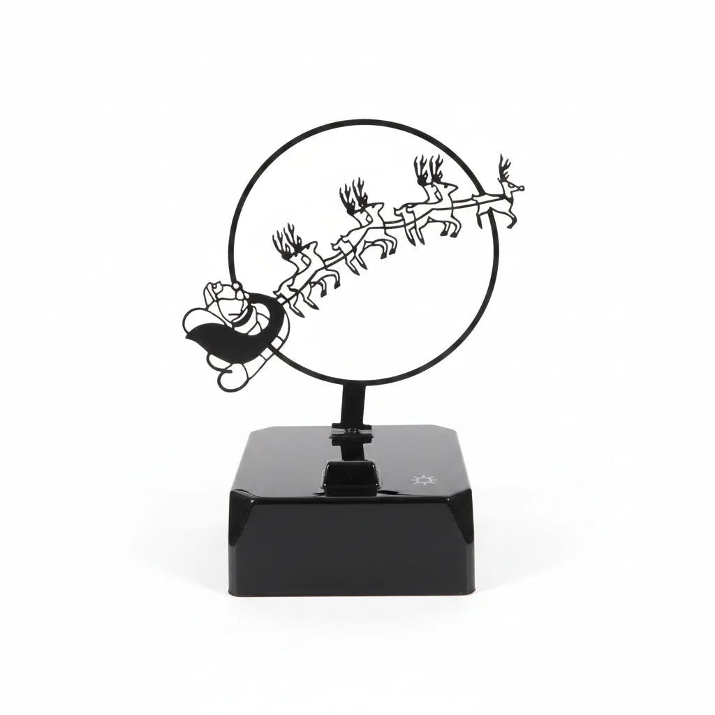 LED Tischlampe mit Schattenspiel Shadow Motiv Santa Claus