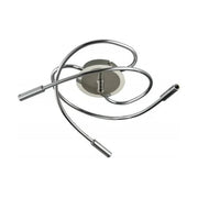 Armatuur plafondlamp rond gebogen 3-lichts