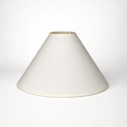 Lampenschirm Creme konisch 30 cm aus Baumwollstoff-Front