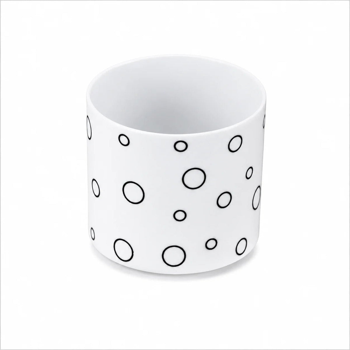 Teelichthalter aus Porzellan Circle – Vase / Glasvase / Deko-Vase – stilvolles Wohnaccessoire & Dekoartikel aus Europa