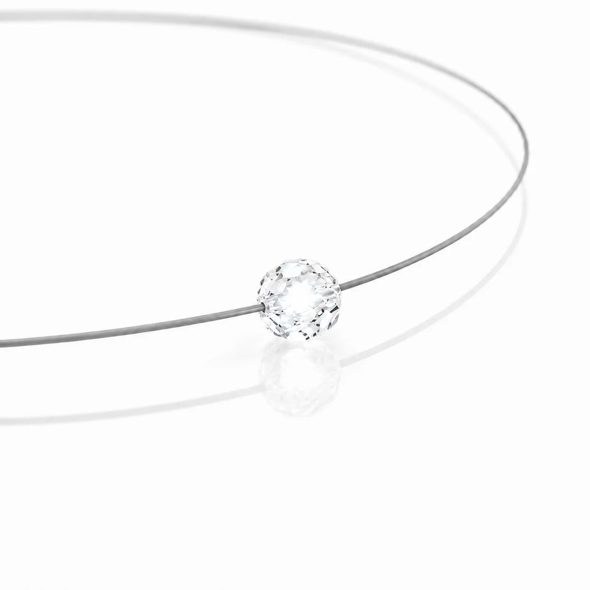 Firejewel LED-Armband mit weißem Ball-Kristall 