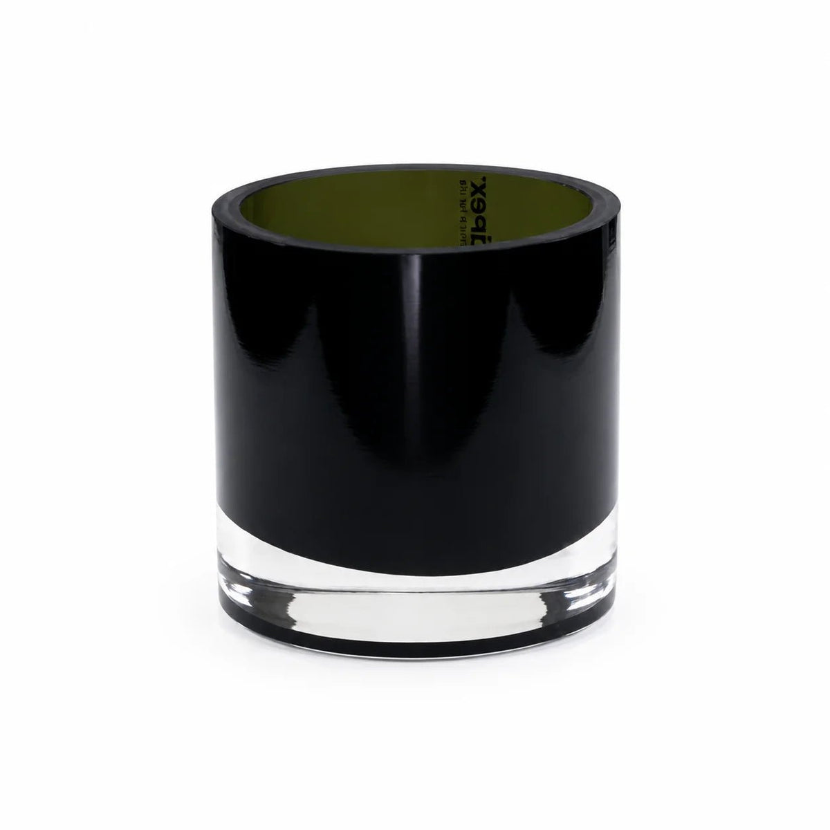 SPARK Dekoglas Glas Dunkel Grau Teelichthalter – Vase / Glasvase / Deko-Vase – stilvolles Wohnaccessoire & Dekoartikel aus Eu