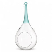 Sompex Taura hanglantaarn blauw – mondgeblazen glas – 8,5 × 15 × 30 cm