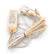 W105 VDE elektronischer Tronic Transformator 35-105W 11,5V weiß mit Kabelbaum und Netzstecker