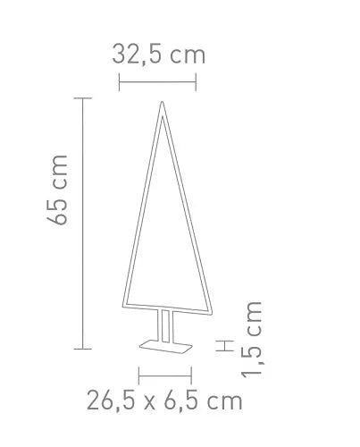 Pine Wood Sompex groß 65 cm– Weihnachtsdeko