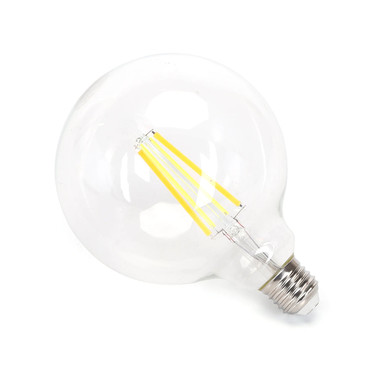 Aigostar smarte LED-Filamentlampe E27 G125 – klar, WLAN, 6 W CCT – Produktansicht 3