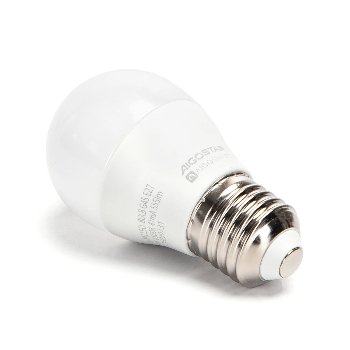 Aigostar smarte LED-Lampen E27 G45 – 4er-Set, 6,5 W RGB+CCT, Bluetooth Mesh – Produktansicht 3