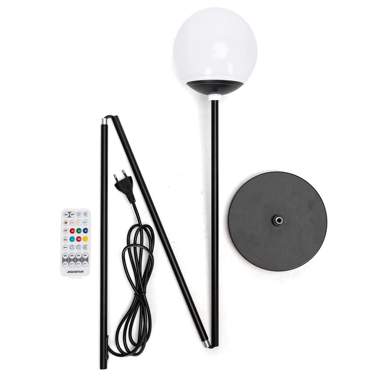 Aigostar Mirage smarte LED-Stehleuchte – 8 W RGB+CCT, Bluetooth Mesh, 150 cm – Produktansicht 1