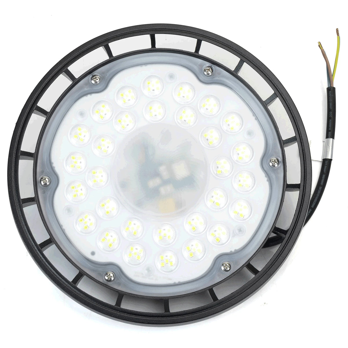 Aigostar smarte LED-Hallenleuchte 150 W – 6500 K, 15000 lm, IP65, Bluetooth Mesh – Produktansicht 2