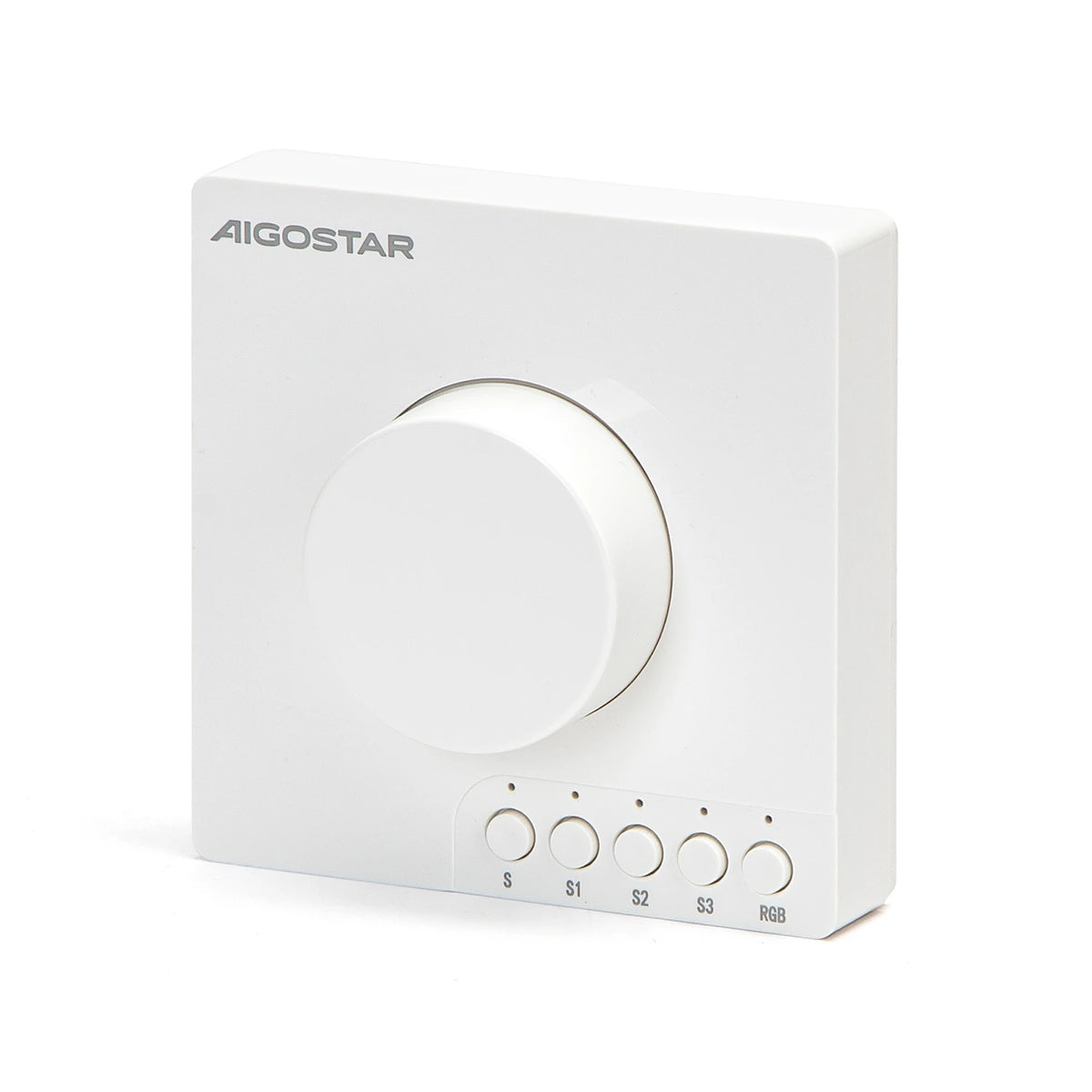 Aigostar Smart-Home-Drehdimmer – Bluetooth Mesh, kabellos, 3 V, weiß – Produktansicht 3
