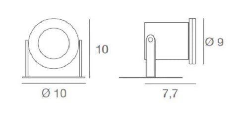 LED Außenleuchte IP67 Pflanzenstrahler Athenes
