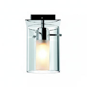 Glas Deckenleuchte / Anbauleuchte Tribeca C2 Chrom – Deckenleuchte E14