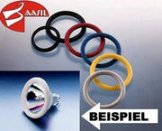 RINGO Reflektorring Schwarz für Strahler Dekokappe für Halogen MR11 12V Seilsystem