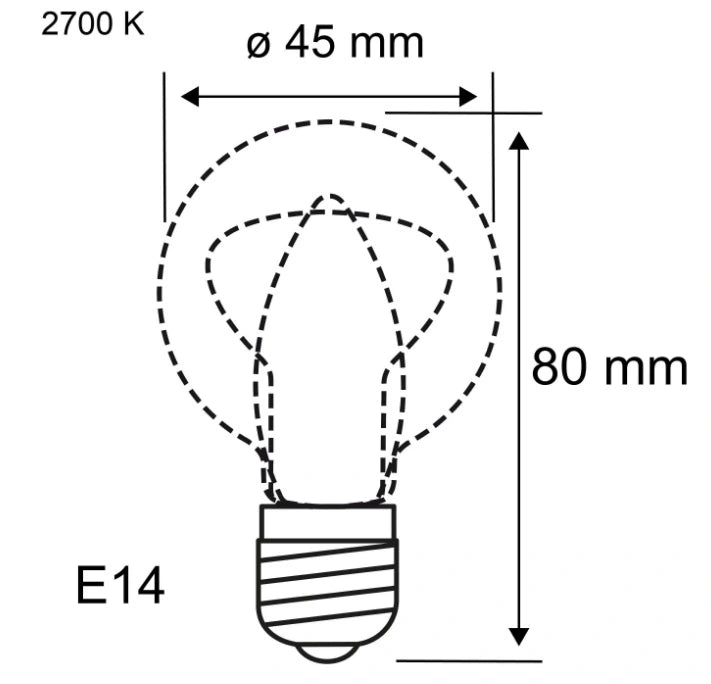E14 Halogen 18W Glas Tropfenform klar dimmbar Paulmann 314.65 230V kleines Schraubgewinde Hochvolt Halogen Leuchtmittel aus Glas klar transparent 45mm durchmesser 8cm hoch 4000870314654