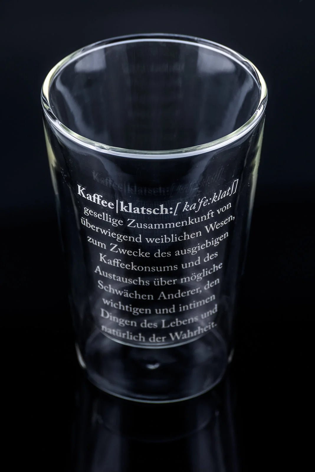 Transparentes Thermoglas Kaffeeklatsch 250 ml aus doppelwandigem Glas von Sompex