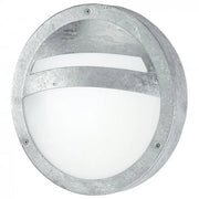 EGLO SEVILLA 1 Außenwandleuchte aus verzinktem Stahl mit GX53-Fassung in silberner Metalloptik