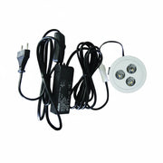 Power LED Einbaustrahler mit Treiber 3W 6500K Rio Kit – Einbaustrahler IP43, 21mm