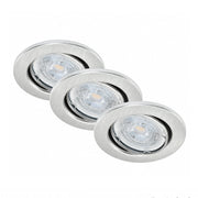 Briloner GU10 – 3er-Set LED Einbauspots