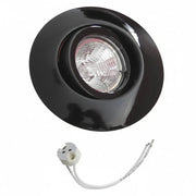 Einbaustrahler POLY in Schwarz aus Polycarbonat MR11 – Einbaustrahler IP21, schwenkbar, dimmbar, 35mm