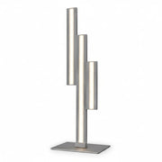 LED Tischlampe Empire dimmbar 50cm Alu gebürstet Tischlampe