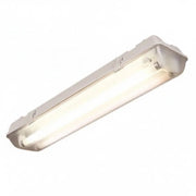 Feuchtraumleuchte 2x18W Omega Wannenleuchte – Einbaustrahler IP65, schwenkbar, dimmbar, 26mm