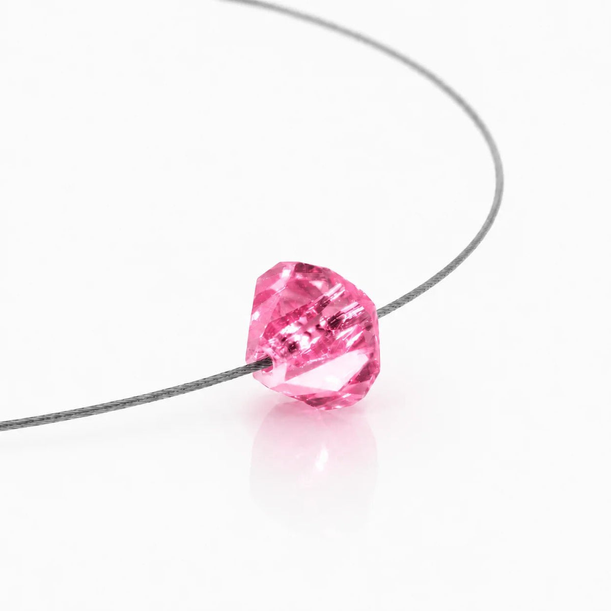 Firejewel LED-Armband mit pinkfarbenem geschliffenem Bicone-Kristall und Swarovski® Elements
