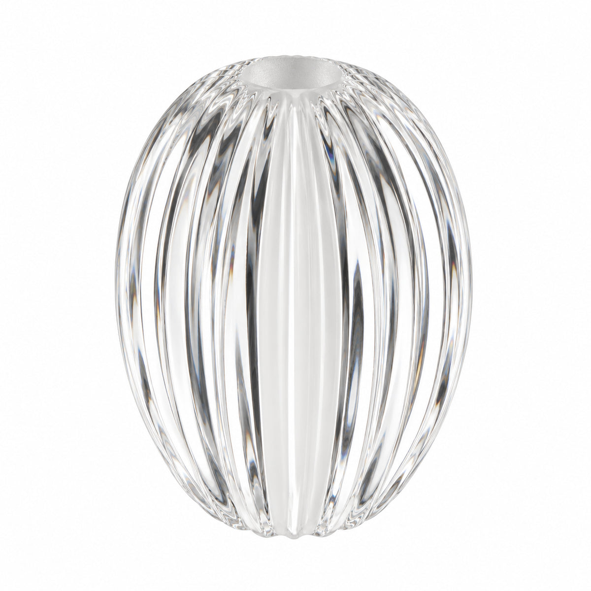 Klares Ersatzglas für G4 Leuchten in ovaler gerippter Form