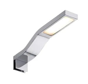 Klemmleuchte LED für Spiegel und Schrank Chrom IP44 Galeria Wave Paulmann 991.00