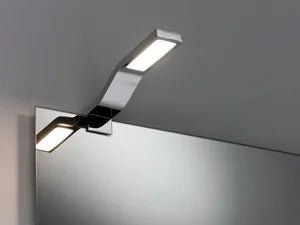 Klemmleuchte LED für Spiegel und Schrank Chrom IP44 Galeria Wave Paulmann 991.00