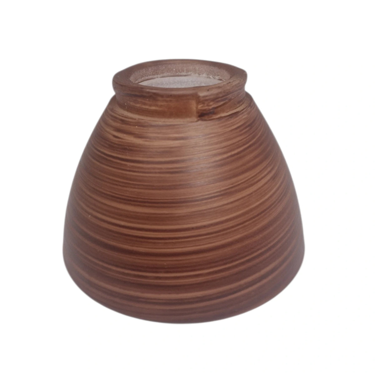 Lampenglas Braun konisch Ø60 mm Ersatzglas für Deckenleuchte und Wandleuchte