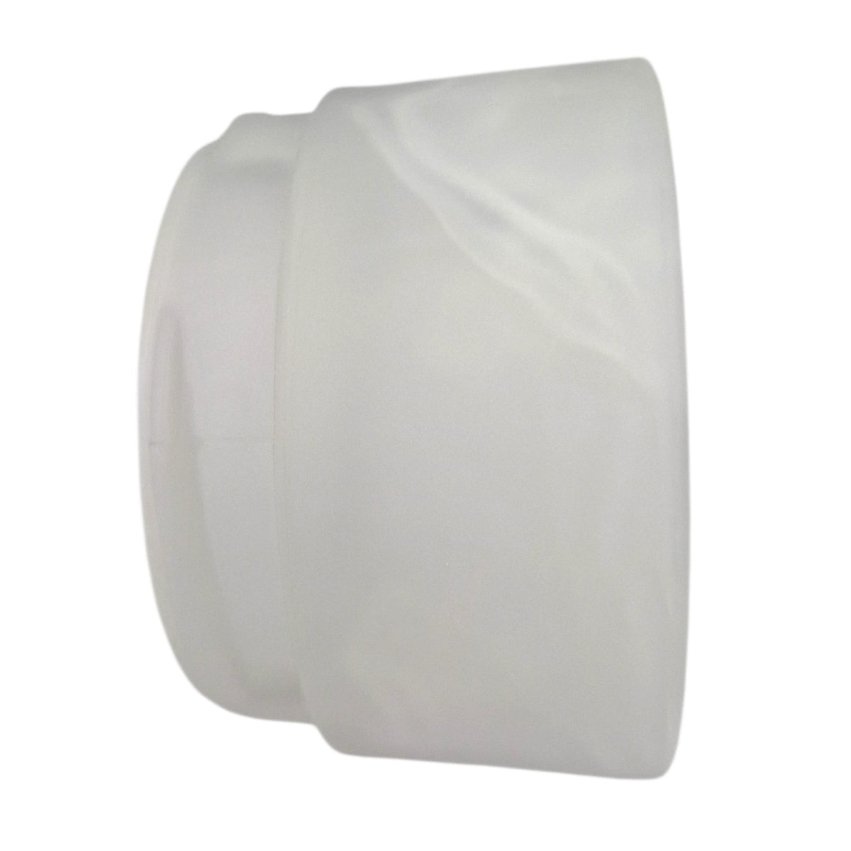 Lampenglas aus Glas Alabaster matt für led module mit großen loch