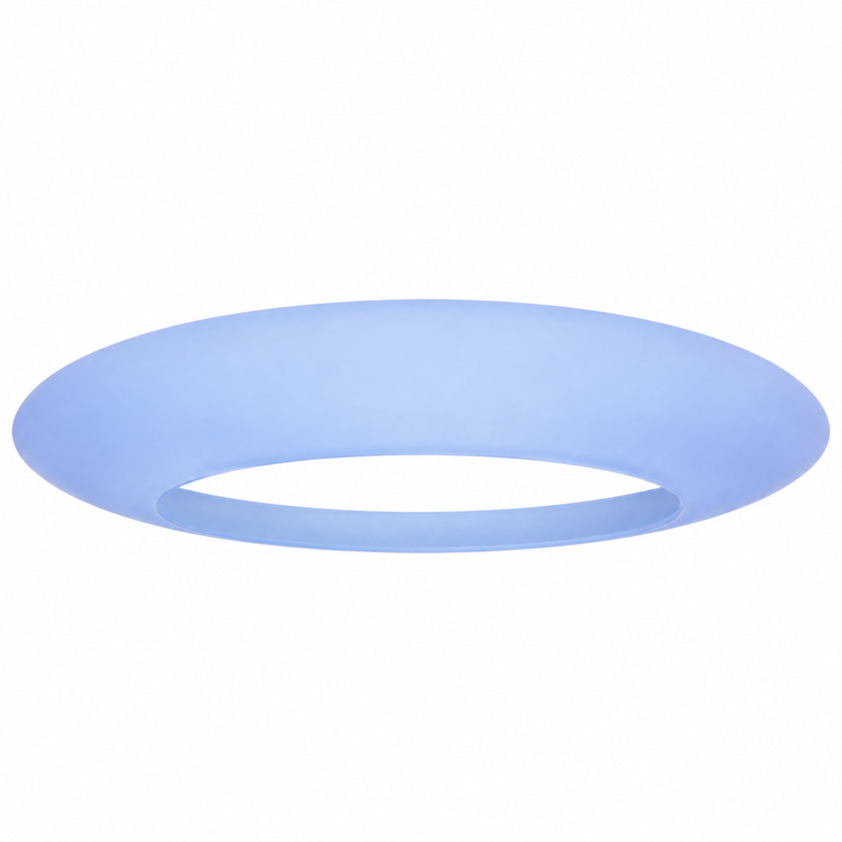 Ringförmiges Lampenglas mit großem Loch Detailansicht und Maße 77 mm und 79 mm
