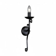 Rostfarbige Wandfackel Antik- Wandleuchte, 'Dorit' 1-flg. – Wandleuchte LED, dimmbar