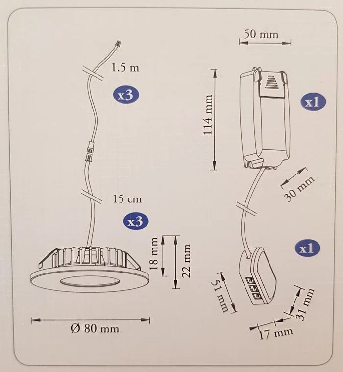 – Einbaustrahler