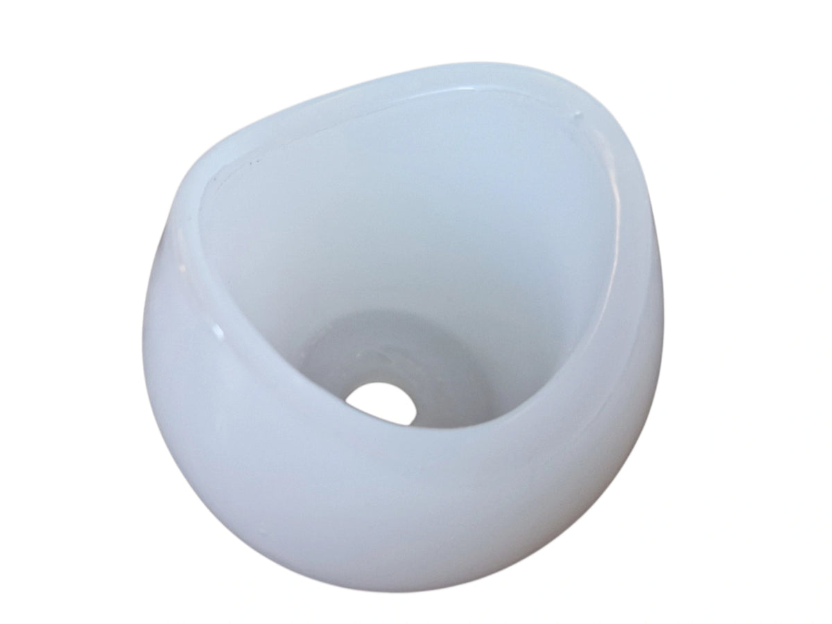 Lampenglas Loch 11mm Ø56 Ersatzglas weiß für G4 – Lampenschirm Snoop glänzend weißer glasschirm klein